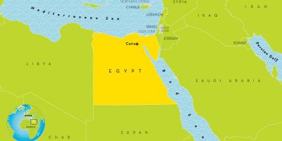 Capitale de l'égypte carte