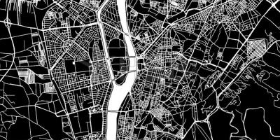 Carte du centre-ville du caire